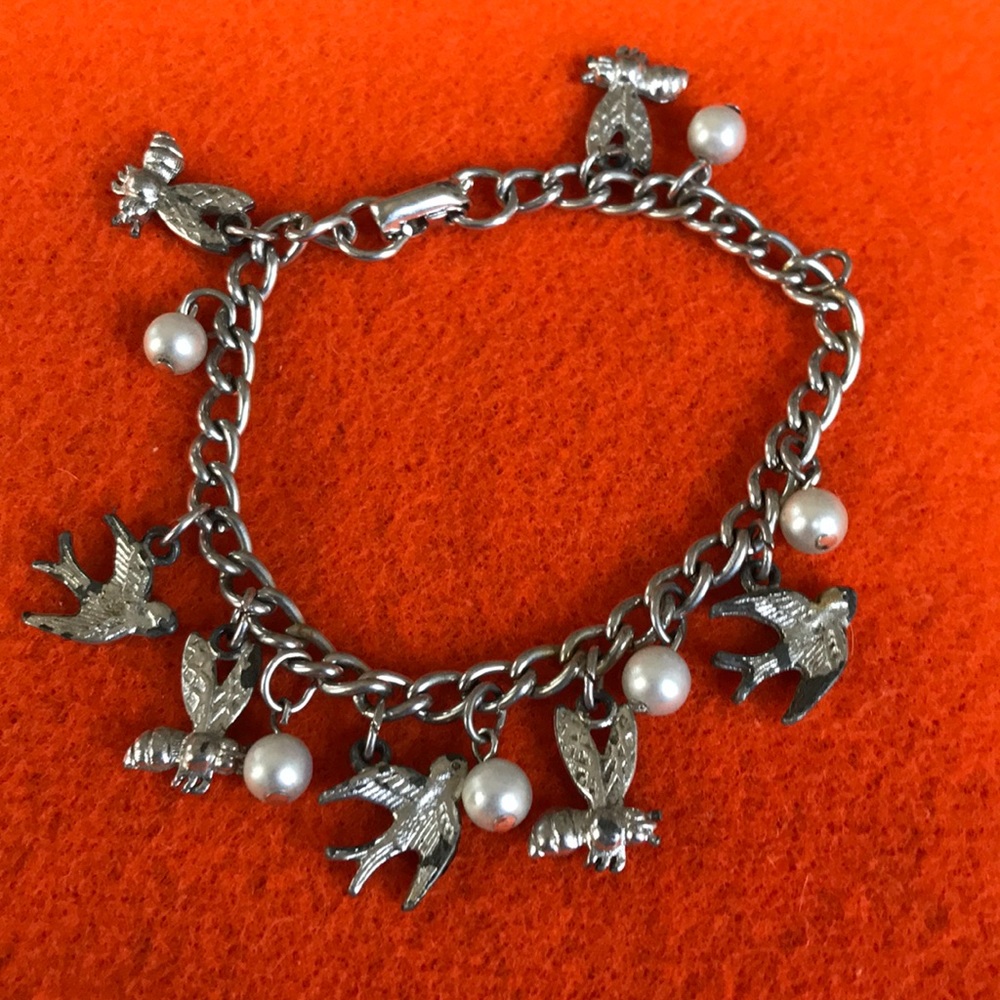Vintage Coro charm bracelet